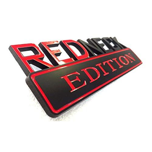 【並行輸入品】1ピース 7インチ レッドネックエディション ロゴ 粘着エンブレム デカール F150 F250 F350対応 PCFGSL Onの画像