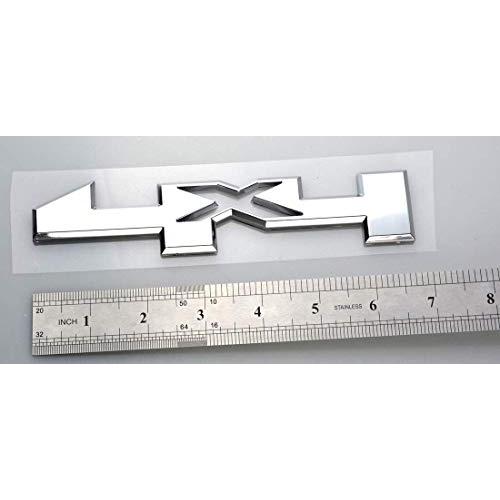 【並行輸入品】4x4スクリプトフェンダードア粘着エンブレムバッジ シボレーシルバラードGMC シエラ PCFGSL One Pcs 4x4 Scの画像