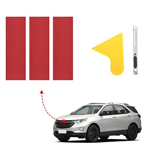 【並行輸入品】BLAKAYA Compatible with 11.8\" x 4\" Carbon Fiber Chevy Bowtie Embの画像