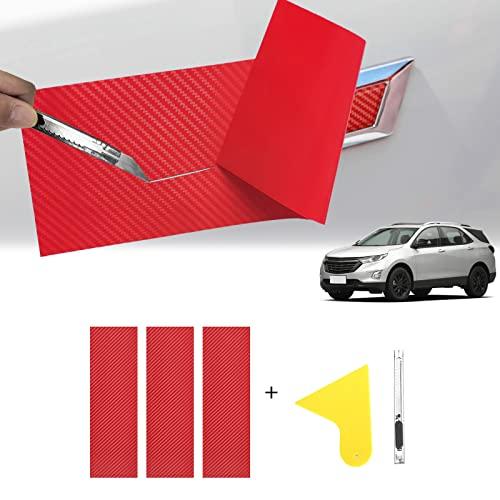 【並行輸入品】BLAKAYA Compatible with 11.8\" x 4\" Carbon Fiber Chevy Bowtie Embの画像