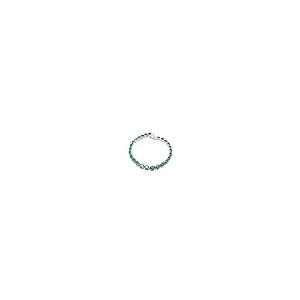 【並行輸入品】Juhi Jewels Sterling Silver Emerald Tennis Bracelet Natural Emerの画像