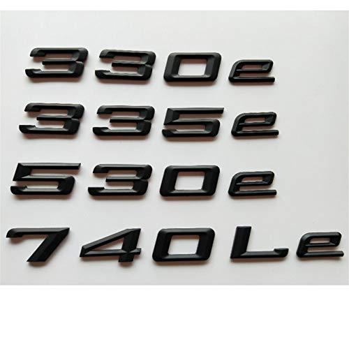 【並行輸入品】Matte Black Letters Trunk Lid Badges Emblems Emblem Badge Stickeの画像