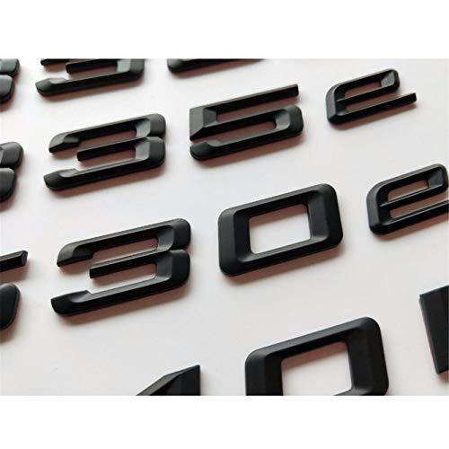 【並行輸入品】Matte Black Letters Trunk Lid Badges Emblems Emblem Badge Stickeの画像
