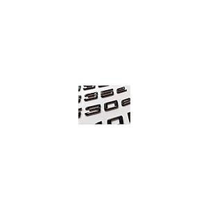 【並行輸入品】Matte Black Letters Trunk Lid Badges Emblems Emblem Badge Stickeの画像