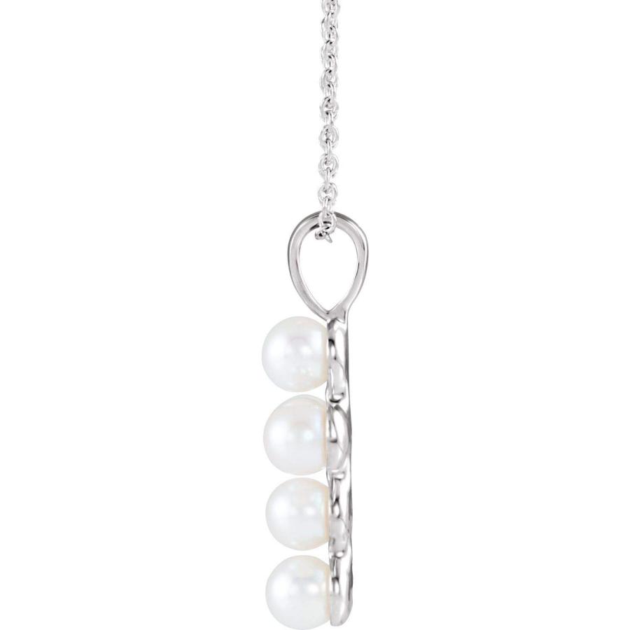 【並行輸入品】Diamond2Deal Sterling Silver Freshwater Cultured Pearl Cross Pen_3