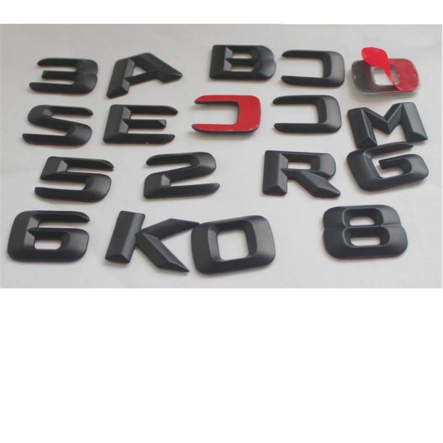 【並行輸入品】Matt Black\" CLK 430\" Car Trunk Rear Letters Words Number Badge Eの画像