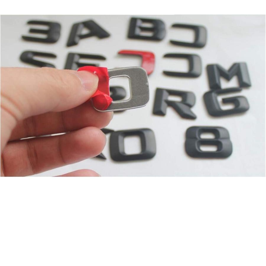 【並行輸入品】Matt Black\" CLK 430\" Car Trunk Rear Letters Words Number Badge Eの画像
