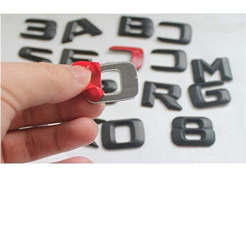 【並行輸入品】Matt Black\" CLK 430\" Car Trunk Rear Letters Words Number Badge Eの画像