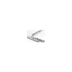 【並行輸入品】EPARTS 2 X Black Red Metal 6.4L Twin Turbo Auto Trunk Side Fendeの画像