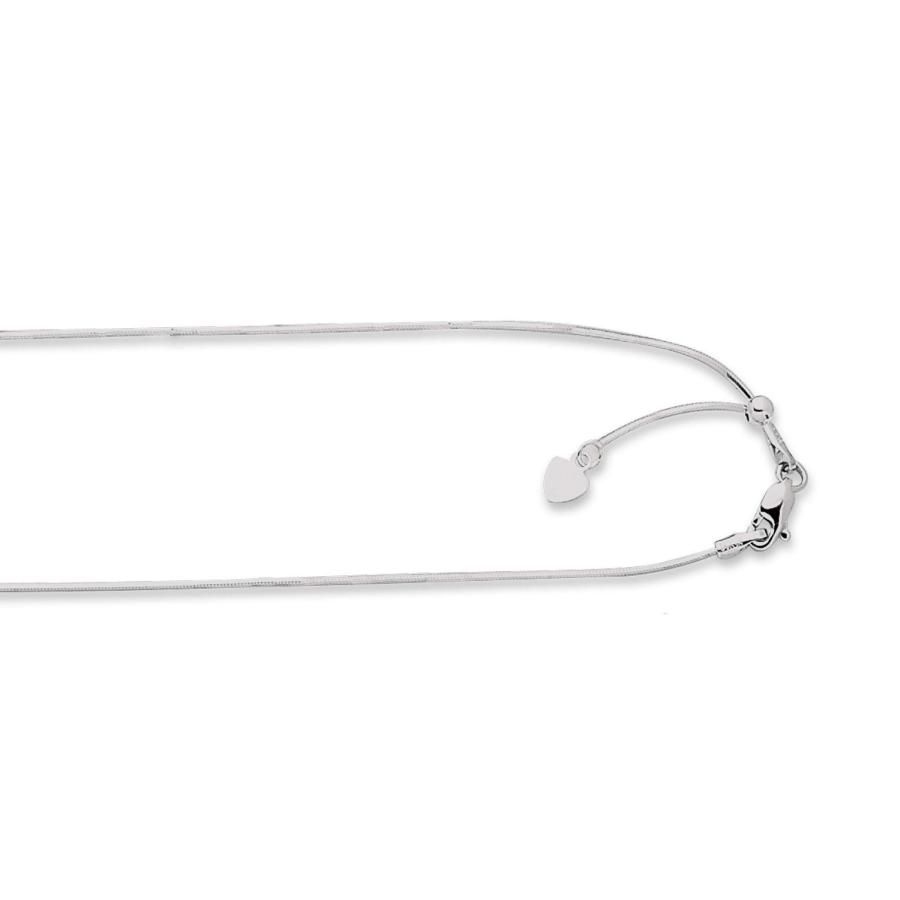 【並行輸入品】14k SOLID Yellow or White Gold 0.85MM Adjustable Octagonal Snakeの画像
