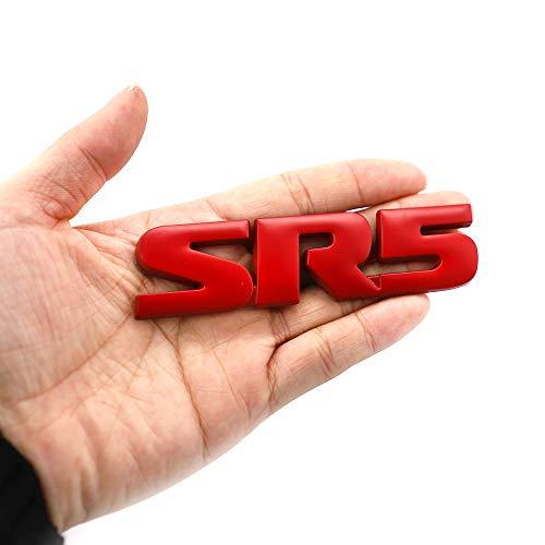 【並行輸入品】UpAuto SR5 エンブレム サイド/レア V6 SR5 トランク デカール メタル ステッカー バッジ タコマ用 (2個の画像