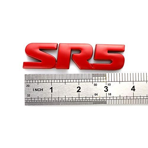 【並行輸入品】UpAuto SR5 エンブレム サイド/レア V6 SR5 トランク デカール メタル ステッカー バッジ タコマ用 (2個の画像
