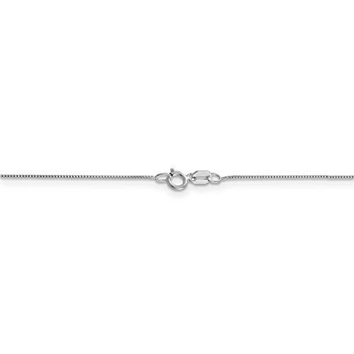 【並行輸入品】Jewelry Stores Network Classic Box Chain Necklace in Real 14k Whの画像