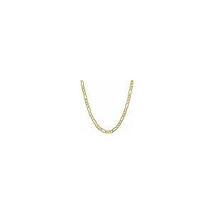 【並行輸入品】Lifetime Jewelry 4.5mm スイスカット フィガロチェーンネックレス 女性用 24Kゴールドメッキ ゴールド L_2