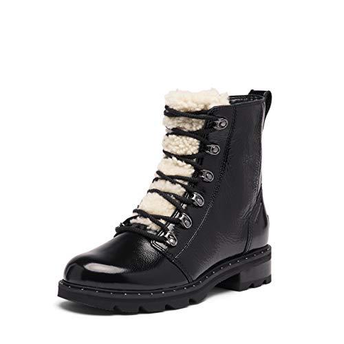 【並行輸入品】Sorel レディース Lennox レースコージーブーツ レイン 防水 ブラック サイズ US サイズ: 6 カ_1