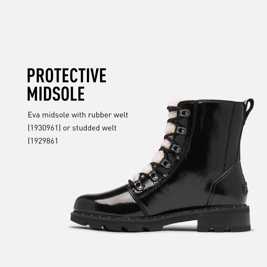 【並行輸入品】Sorel レディース Lennox レースコージーブーツ レイン 防水 ブラック サイズ US サイズ: 6 カ_9