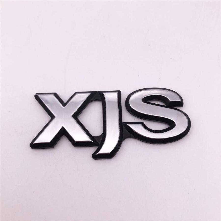 【並行輸入品】FT\u0026C 1PC Word XJS カートランク3Dレタークロームバッジエンブレムステッカーデカール BEC22056 1PC Wの画像