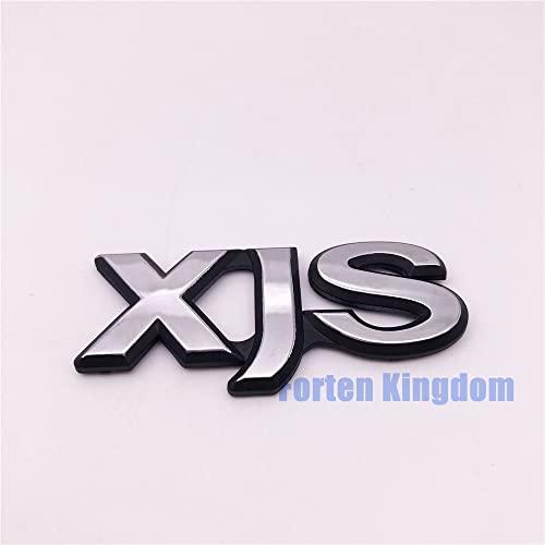 【並行輸入品】FT\u0026C 1PC Word XJS カートランク3Dレタークロームバッジエンブレムステッカーデカール BEC22056 1PC Wの画像