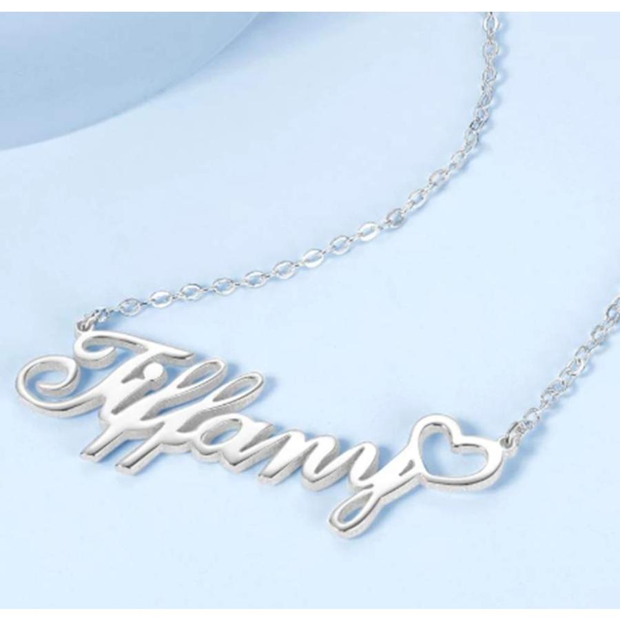 【並行輸入品】Blocaci Personalized Custom Women Gold Name Necklace with Pearlの画像