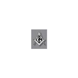 【並行輸入品】Stonemason Square and Compass Mason Masonic Freemason G Decal Stの画像