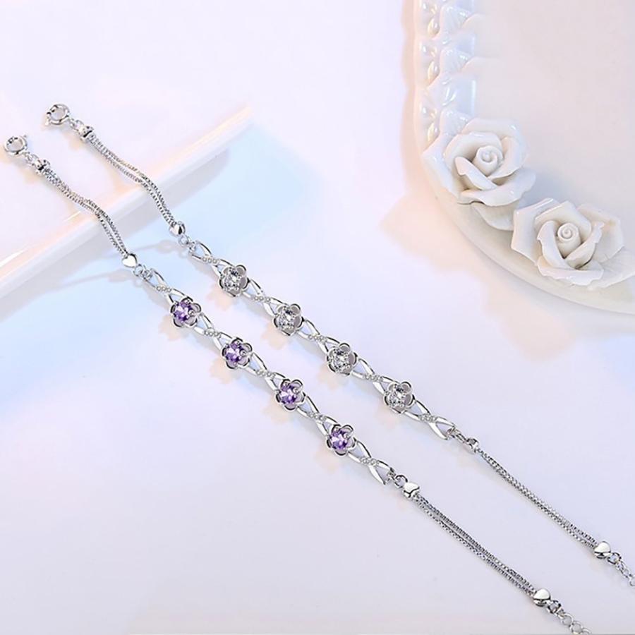 【並行輸入品】shiYsRL Summer Bracelets String Chain Charm Jewelry Vintage Plum_6