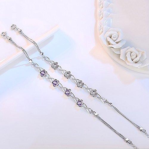 【並行輸入品】shiYsRL Summer Bracelets String Chain Charm Jewelry Vintage Plum_7