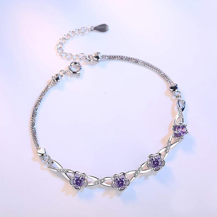 【並行輸入品】shiYsRL Summer Bracelets String Chain Charm Jewelry Vintage Plum_9