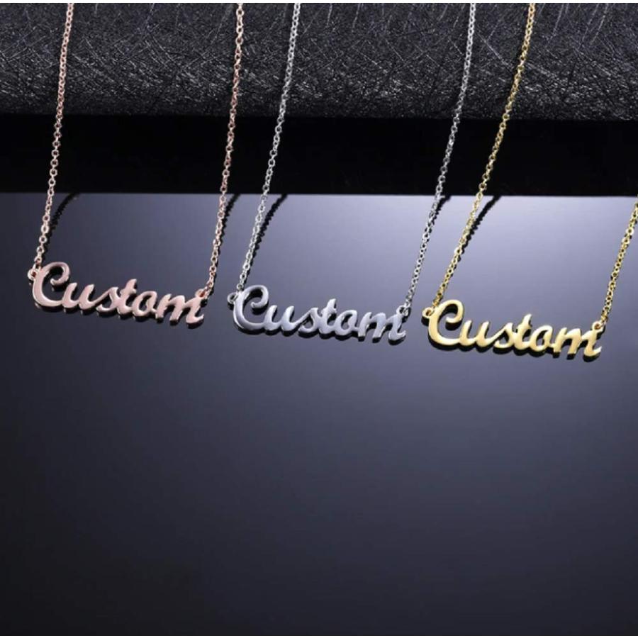 【並行輸入品】Blocaci Name Necklace for Women Personalized Gold 10K 14K 18K Giの画像