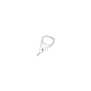 【並行輸入品】Fashion Necklace for Women Girls， Multilayer Crescent Moon Faux_2