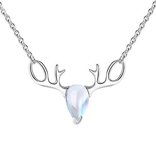 【並行輸入品】MileHouse Fashion Necklace for Women Girls，Fashion Faux Moonston_1