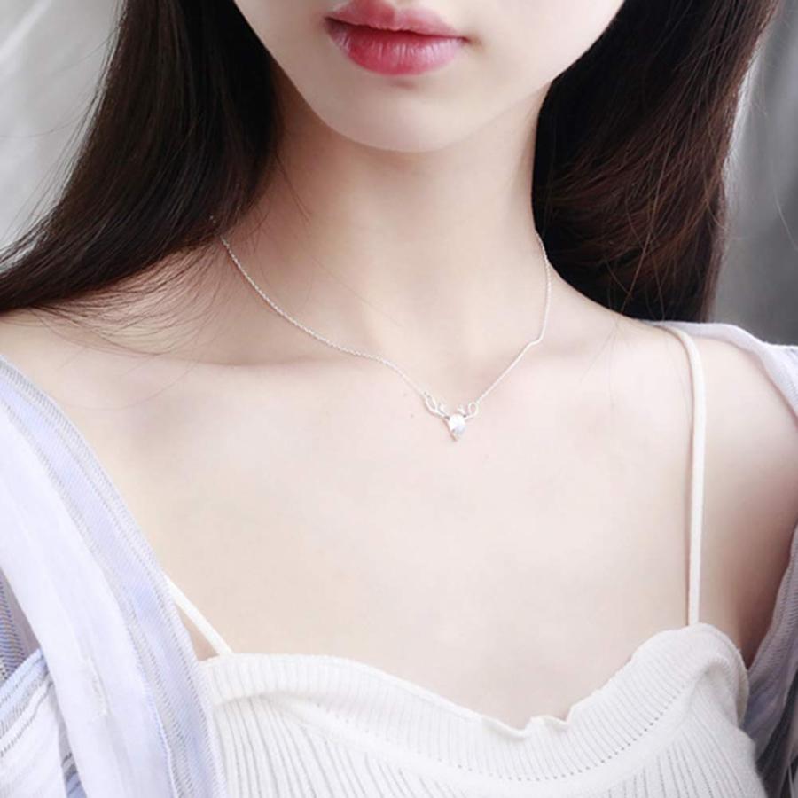 【並行輸入品】MileHouse Fashion Necklace for Women Girls，Fashion Faux Moonston_6