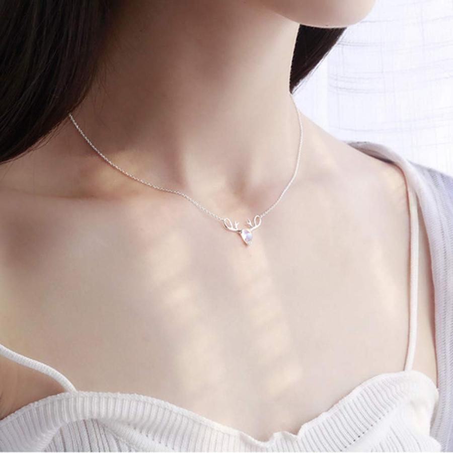 【並行輸入品】MileHouse Fashion Necklace for Women Girls，Fashion Faux Moonston_9
