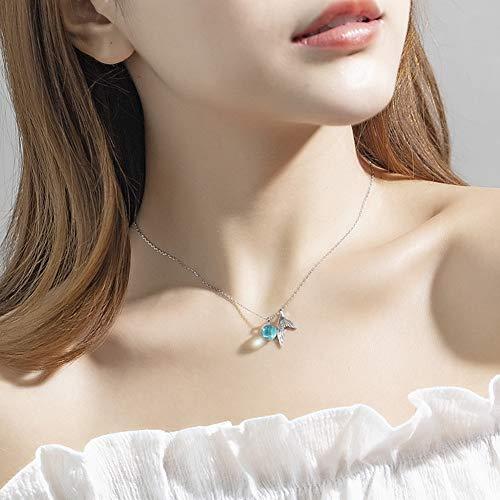 【並行輸入品】MileHouse Fashion Necklace for Women Girls，Mermaid Fish Tail Pen_3