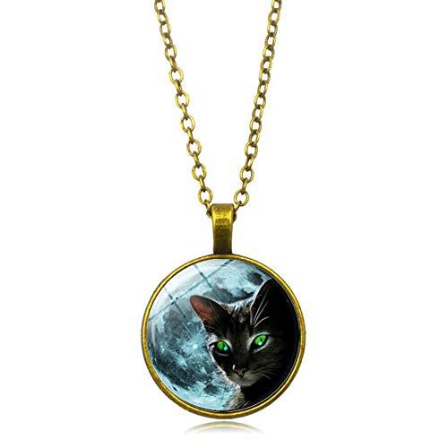 【並行輸入品】MileHouse Fashion Necklace for Women Girls，Vintage Jewelry Cat P_1