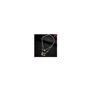 【並行輸入品】MileHouse Fashion Necklace for Women Girls，Fashion Double Layers_5