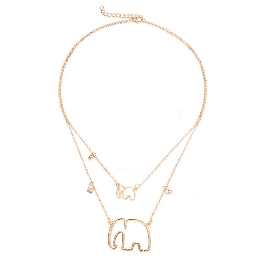 【並行輸入品】MileHouse Fashion Necklace for Women Girls，Fashion Double Layers_6
