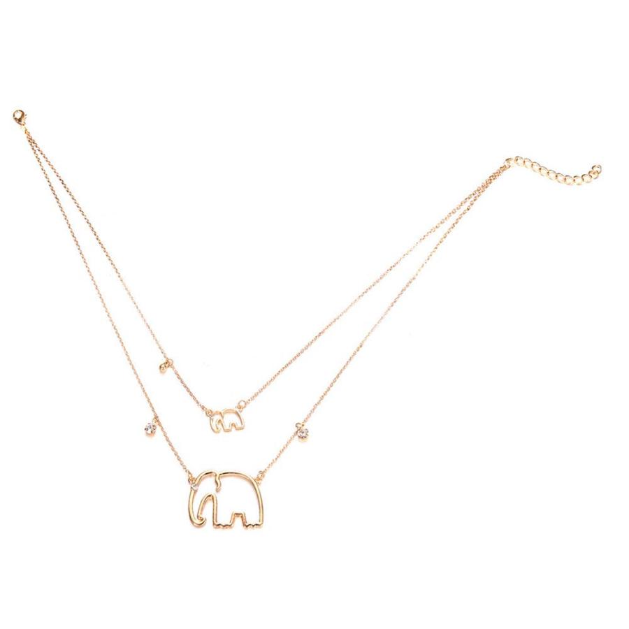 【並行輸入品】MileHouse Fashion Necklace for Women Girls，Fashion Double Layers_9
