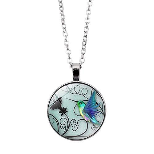 【並行輸入品】MileHouse Fashion Necklace for Women Girls，Vintage Hummingbird P_1
