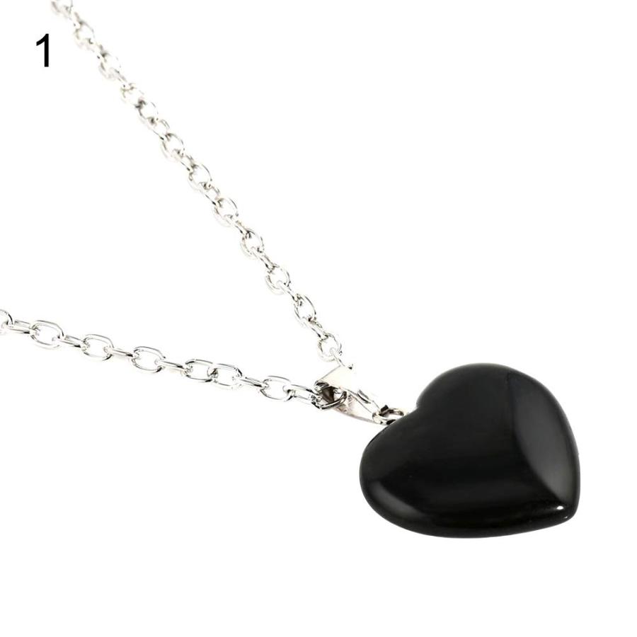 【並行輸入品】MileHouse Fashion Necklace for Women Girls，Fashion Heart Natural_6