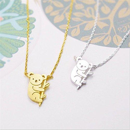 【並行輸入品】MileHouse Necklace for Women，Cute Cartoon Koala Bear Animal Pend_7