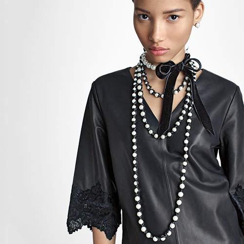 【並行輸入品】MileHouse Fashion Pendant Necklace for Women， Bowknot Velvet Rop_2