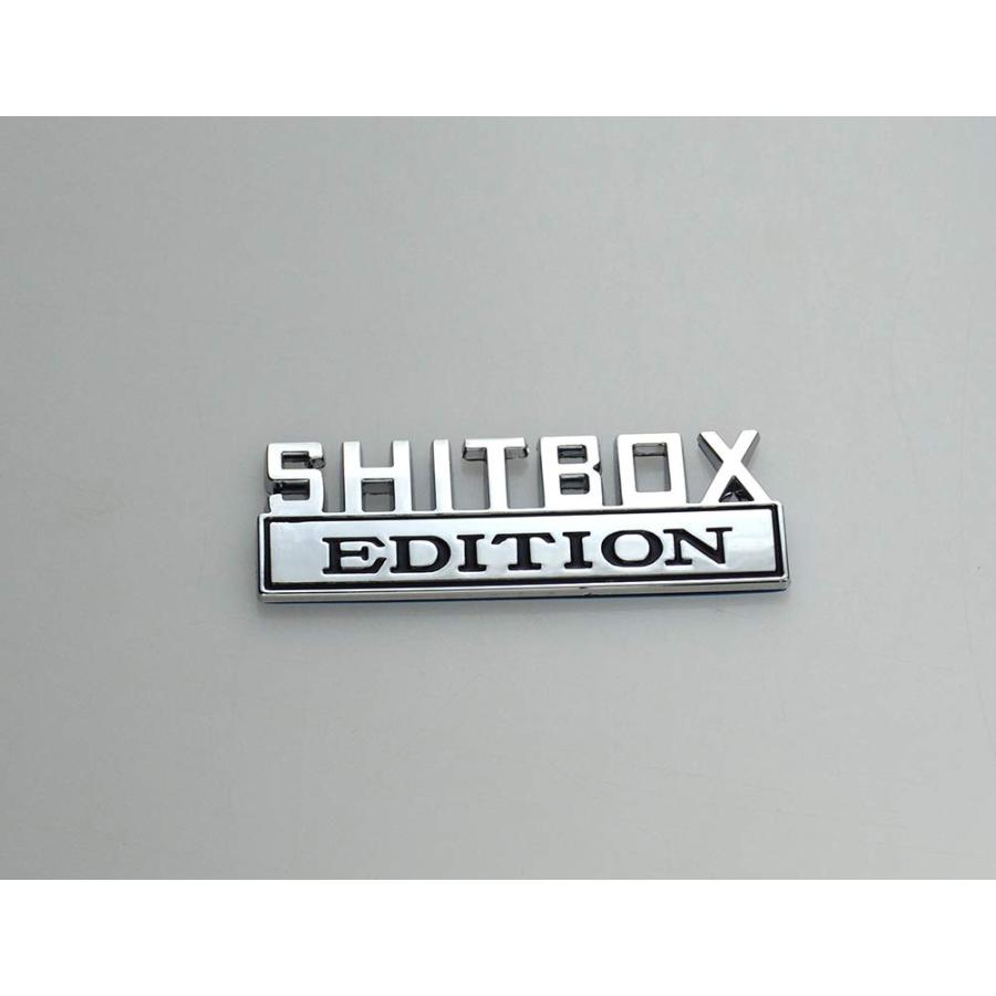 【並行輸入品】SHITBOX EDITION エンブレム 3D フェンダーバッジ デカール 車 トラック 交換用 F150 F250 F350の画像