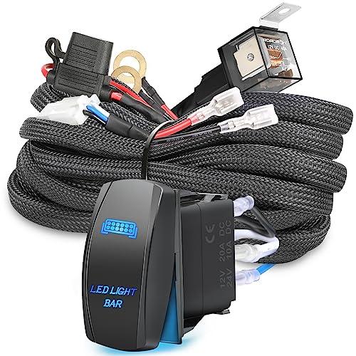 【並行輸入品】OFFROADTOWN 高耐久配線ハーネス 1リード Wiring Harness, OFFROADTOWN 16.4FT 1 Lの画像