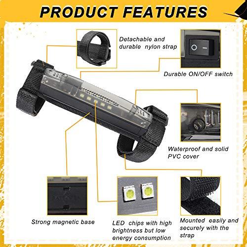 【並行輸入品】LEDカーテシワークライト OPL5 Universal Roll Bar Mount for LED Light UTV Intの画像