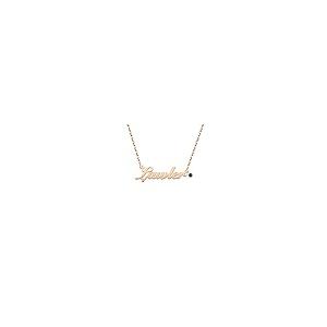 【並行輸入品】Blocaci Gold Name Necklaces for Women Personalized 10K 14K 18K Sの画像