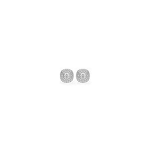 【並行輸入品】JEWELERYIUM Round Moissanite Stud, 3.00 CT Round Brilliant Cut Wの画像
