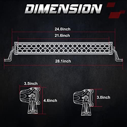 【並行輸入品】OFFROADTOWN 20'' 350W LED Light Bar with Wiring Harness and Blac_4