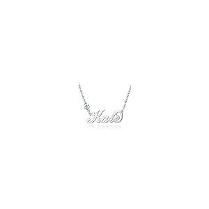 【並行輸入品】Aihpos Name Necklaces for Women Personalized Real Gold 10K 14K 1の画像