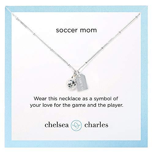 【並行輸入品】Chelsea Charles CC Sport Soccer Mom Double Charm Necklace Silv_1
