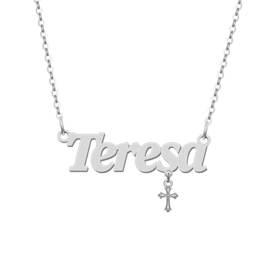 【並行輸入品】DUGISOWE 14K Gold Name Necklace Personalized Custom Name Chain Nの画像